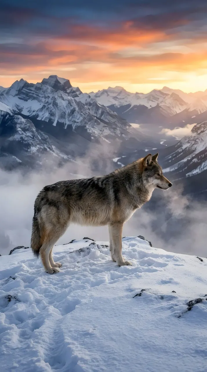 Signs of wildlife are abundant- check out these wolf tracks!