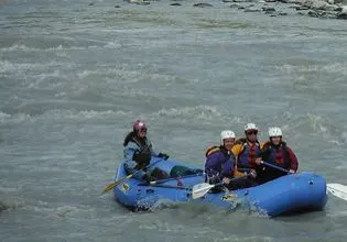 Jule on the Kennicott River